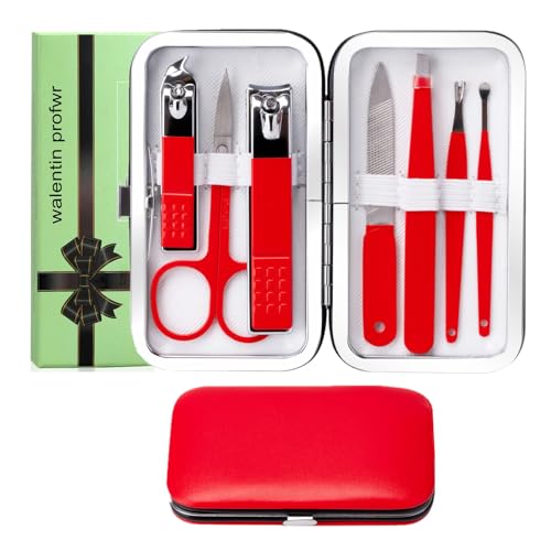 Maniküre Set Frauen Männer Nagelknipser-Kit mit tragbaren Reisekoffer Teiliges Hochwertiges Nagelpflegeset Frauen Männer Nagelpflege Kit für Freund Familie Reise Maniküre Set Frauen Männer Nagelknipser-Kit mit tragbaren Reisekoffer Teiliges Hochwertiges Nagelpflegeset Frauen Männer Nagelpflege Kit für Freund Familie Reise von walentin profwr