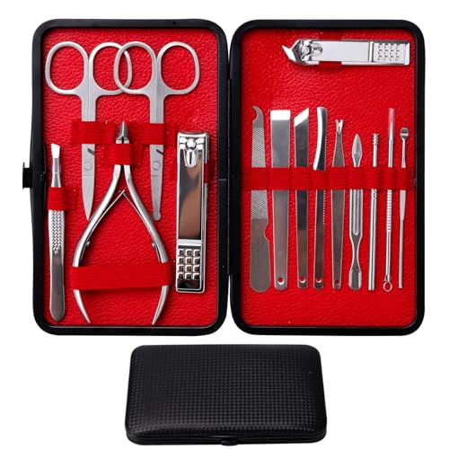 Nagelknipper Set Männer Frauen Professionelle Maniküre Pediküre Set 16 Pcs Zehe Finger Nagelknipper Kit mit tragbarem Reisekoffer Persönliche Pflege Männer Grooming Kit für Ehemann Familie Nagelknipper Set Männer Frauen Professionelle Maniküre Pediküre Set 16 Pcs Zehe Finger Nagelknipper Kit mit tragbarem Reisekoffer Persönliche Pflege Männer Grooming Kit für Ehemann Familie von walentin profwr