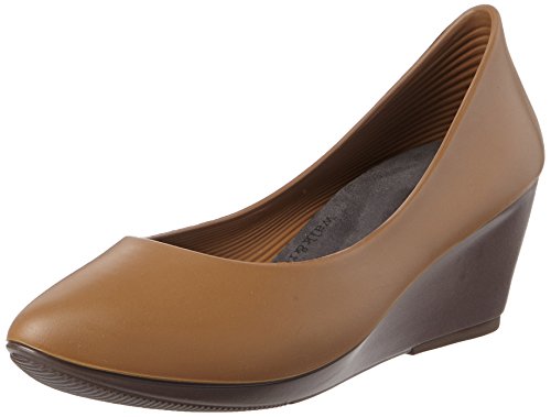 walk&rest Damen Wedge Plateau Ballerinas, Braun, 36.5 EU von walk&rest