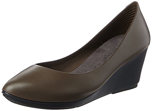 walk&rest Damen Wedge Plateau Ballerinas, Kastanie, 36 EU von walk&rest