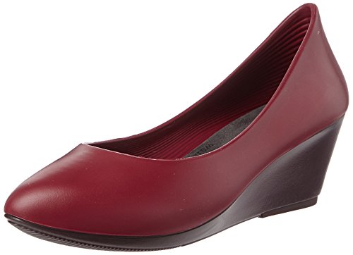 walk&rest Damen Wedge Plateau Ballerinas, Rot, 36.5 EU von walk&rest