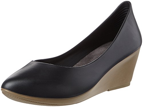 walk&rest Damen Wedge Plateau Ballerinas, Nachtschwarz, 38 EU von walk&rest