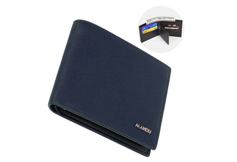 walkbee Geldbörse Geldbörse Echtleder Herren Portemonnaie mit Münzfach und RFID Schutz (Kleiner Geldbeutel für Herren,Männer,(querformat),7 Kartenfächer, mit RFID-Schutz), Einzigartige Geschenke,Verschleißfest, diebstahlsicher, Schwarz von walkbee