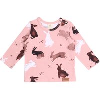 Walkiddy Shirt Happy Rabbits altrosa von walkiddy