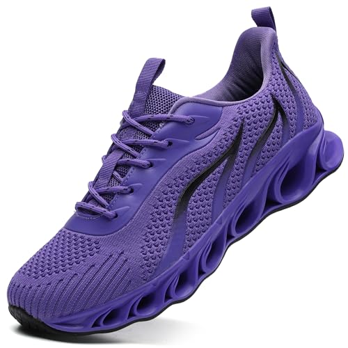 wanhee Herren Sneaker Athletic Sport Laufschuhe, violett, 45 EU von wanhee