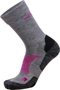 WAPITI Wandersocken ZS02 grau-fuchsia - Gr. - 37 von wapiti
