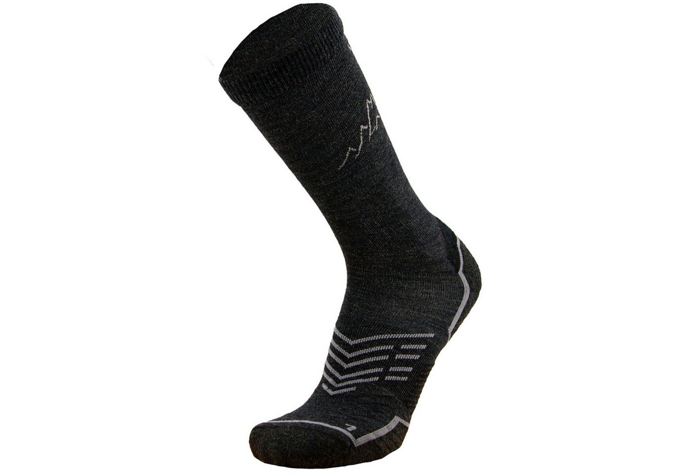 wapiti Wandersocken Merino Trekking long GT03 - Herren Wandersocken - anthrazit von wapiti