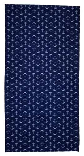 ware-direkt Loop Schal Multifunktionstuch Schlauchschal Bandana Halstuch Sport Outdoor (Anker Blau) von ware-direkt