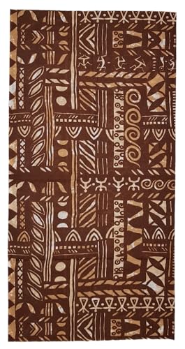 ware-direkt Loop Schal Multifunktionstuch Schlauchschal Bandana Halstuch Sport Outdoor (Muster Braun) von ware-direkt