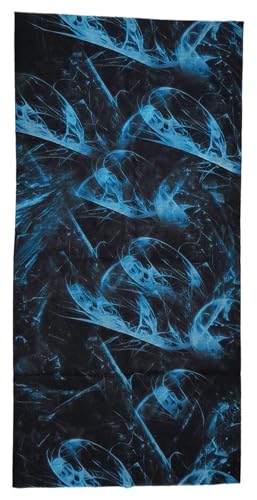 ware-direkt Loop Schal Multifunktionstuch Schlauchschal Bandana Halstuch Sport Outdoor (Splash Neon Blau) von ware-direkt