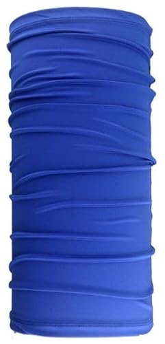 ware-direkt Multifunktionstuch Loop Schal | Sport Outdoor Motorrad | Damen Herren | Schlauchschal Halstuch | Atmungsaktiv Waschbar Elastisch | Vernähte Saumkanten (Blau) von ware-direkt