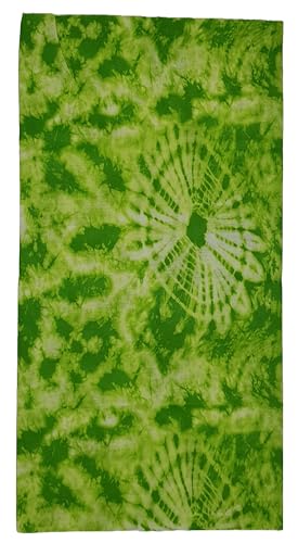 ware-direkt Schlauchschal Multifunktionstuch Loop Schal Halstuch Damen Herren Outdoor Sport Atmungsaktiv Elastisch (Green Sunshine) von ware-direkt