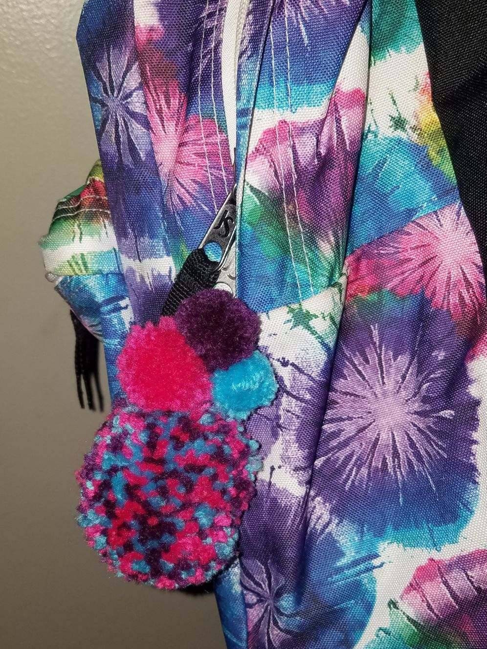 Dekorative Rucksack Pom Poms Karabinerverschluss Dekorative Rucksack Pom Poms Karabinerverschluss von warmharteCreations