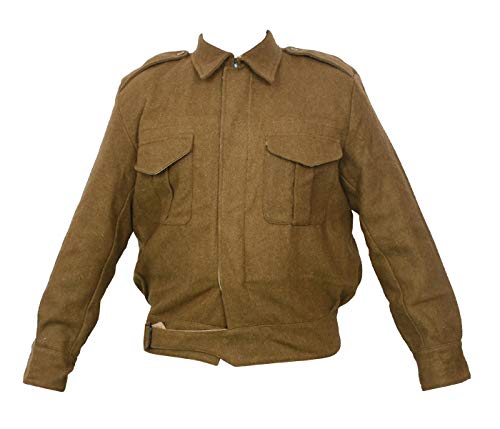 warreplica einer britischen 37-Muster-Kampfuniform aus dem 2. Weltkrieg aus Wolle – extra groß warreplica einer britischen 37-Muster-Kampfuniform aus dem 2. Weltkrieg aus Wolle – extra groß von warreplica