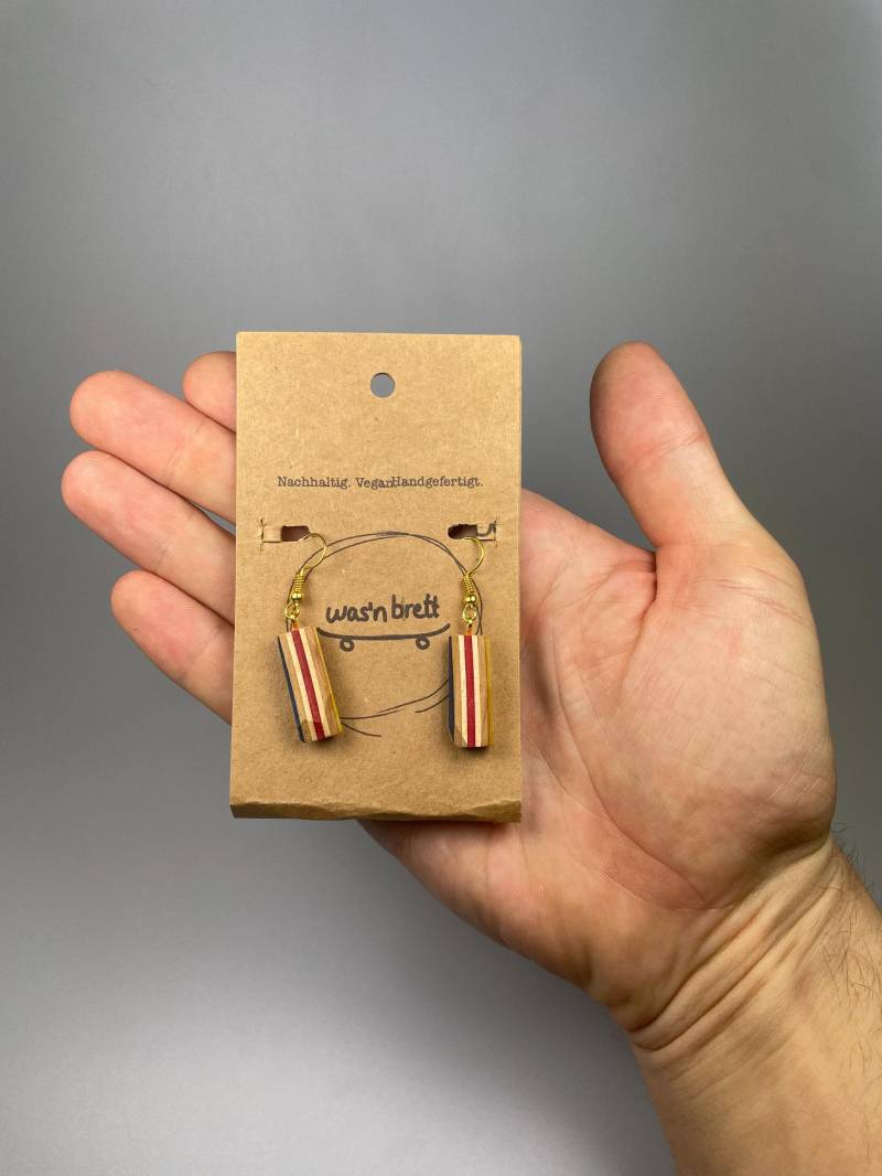 Diy Skateboard Ohrringe von wasnBrett