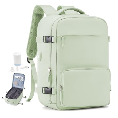 Vakuum Rucksack Handgepäck mit Vakuumpumpe, Ryanair Handgepäck 40x20x25 Vacuum Backpack Travel Tasche Airbag mit Vakuumsystem Reiserucksack Damen Herren Wasserdicht Rucksack von wassdins