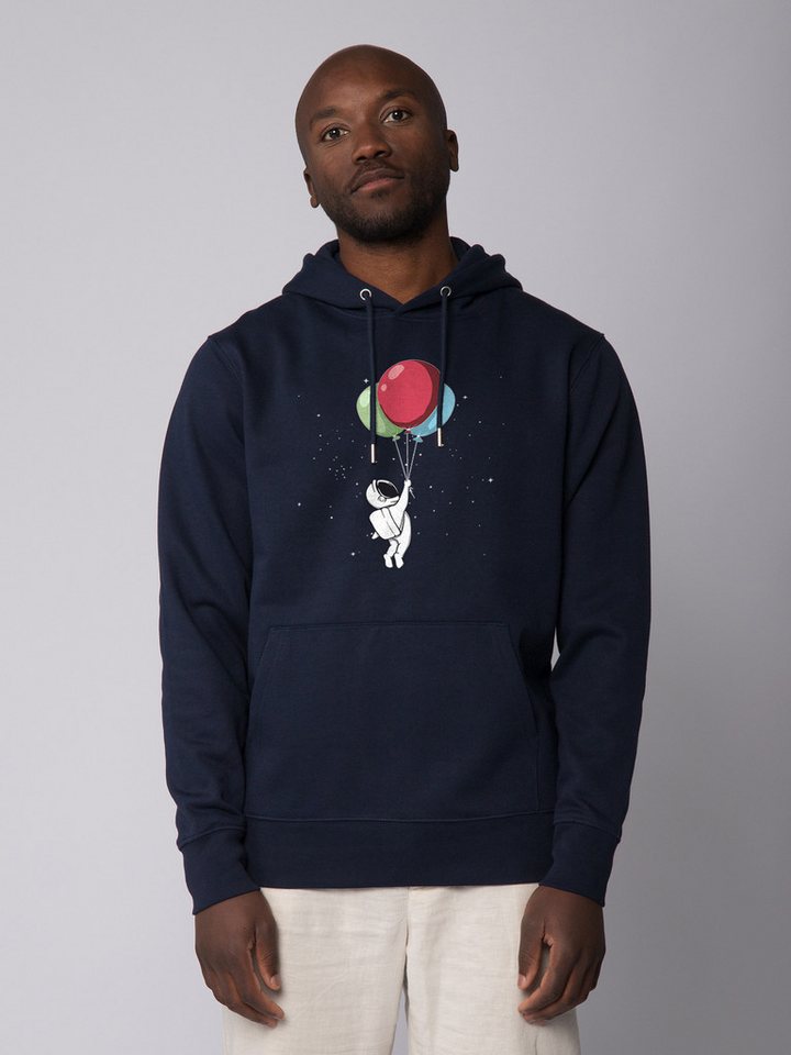 wat? Apparel Hoodie Little Balloon Astronaut von wat? Apparel