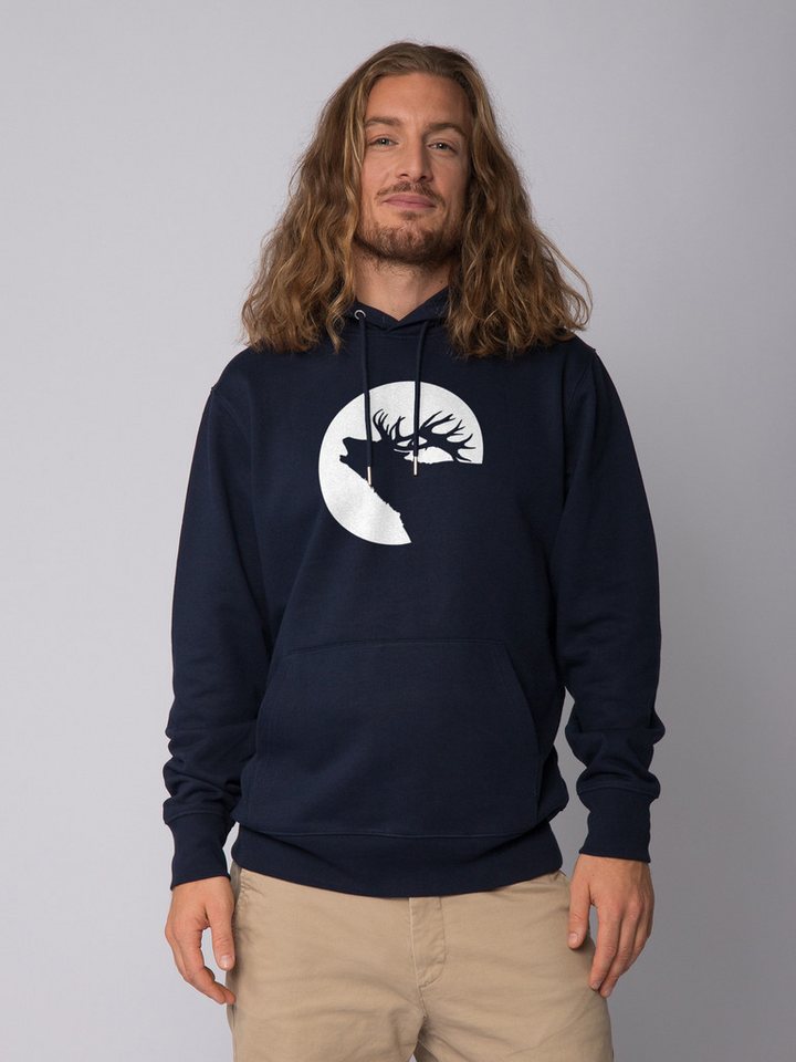 wat? Apparel Hoodie Röhrender Hirsch von wat? Apparel