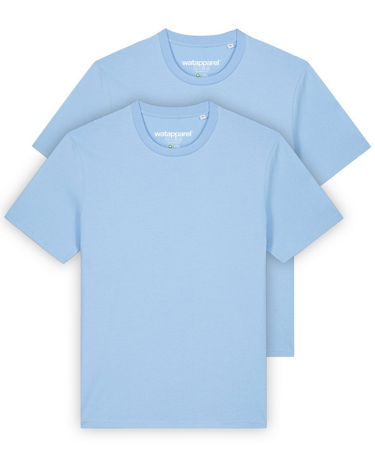 wat? Apparel T-Shirt 2er Pack Bio Basic T-Shirt Männer von wat? Apparel