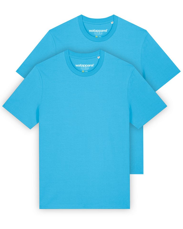 wat? Apparel T-Shirt 2er Pack Bio Basic T-Shirt Männer von wat? Apparel