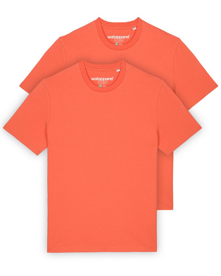 wat? Apparel T-Shirt 2er Pack Bio Basic T-Shirt Männer von wat? Apparel
