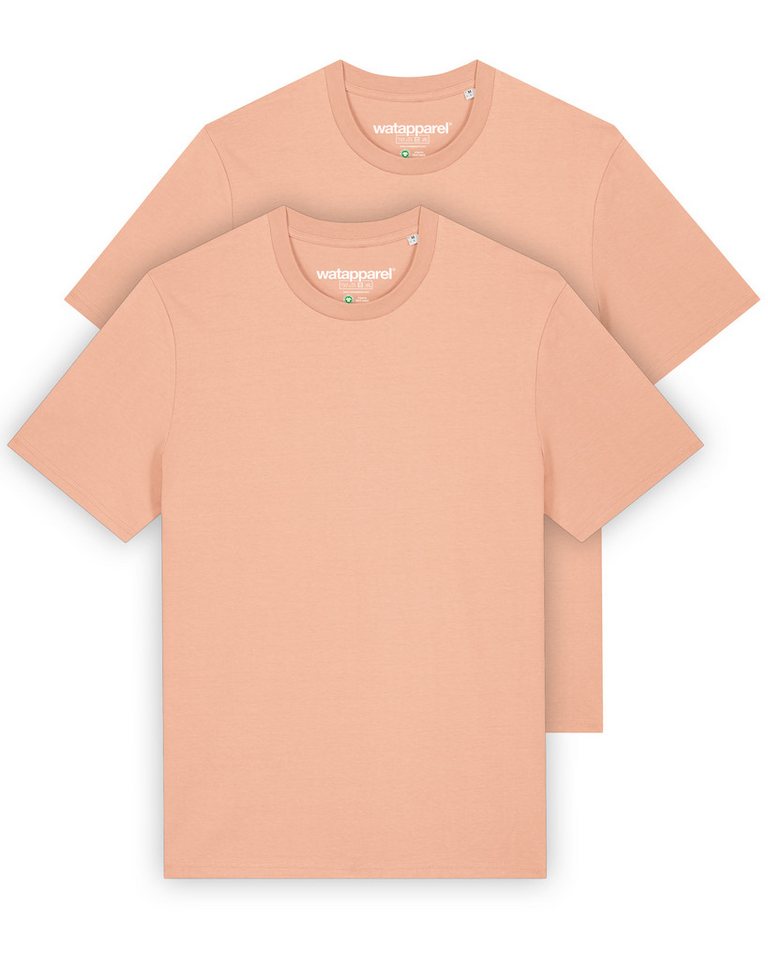 wat? Apparel T-Shirt 2er Pack Bio Basic T-Shirt Männer von wat? Apparel