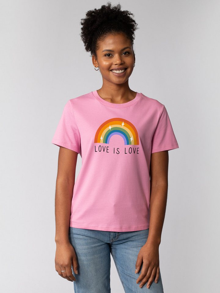 wat? Apparel T-Shirt Love is Love von wat? Apparel