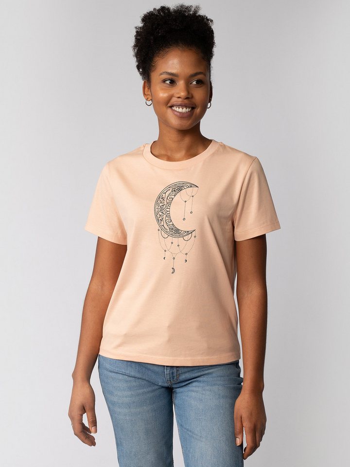 wat? Apparel T-Shirt Mandala Moon von wat? Apparel