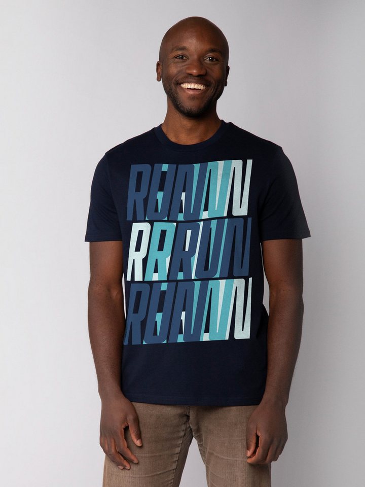 wat? Apparel T-Shirt Run, Run, Run blue von wat? Apparel