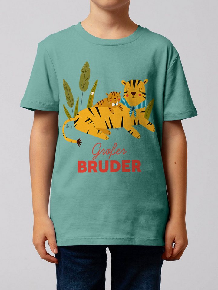 wat? Apparel T-Shirt Tiger Großer Bruder von wat? Apparel
