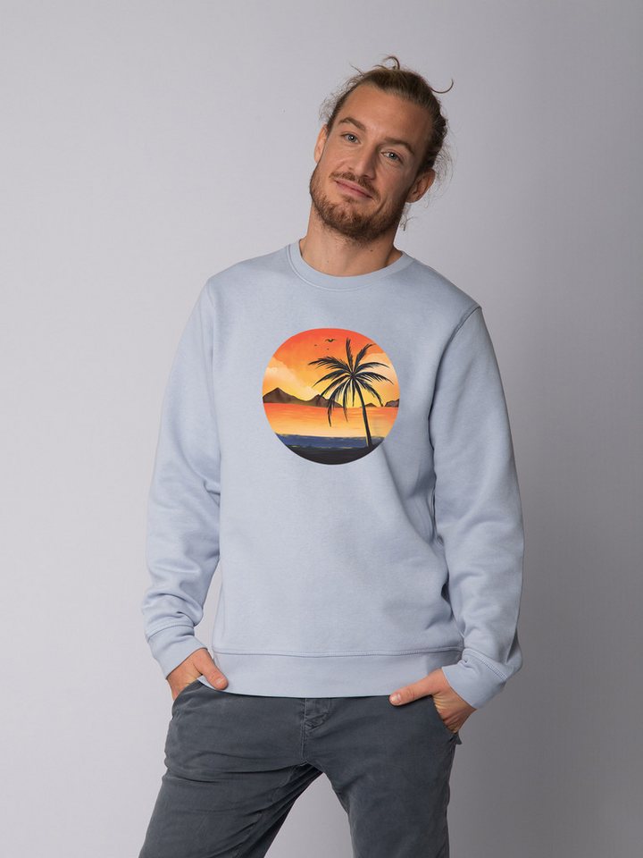 wat? Apparel Sweatshirt Sunset on palm beach von wat? Apparel