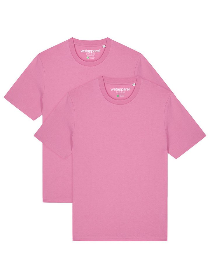 wat? Apparel T-Shirt 2er Multipack Bio Basic T-Shirt Bubble Pink wat? Apparel T-Shirt 2er Multipack Bio Basic T-Shirt Bubble Pink von wat? Apparel