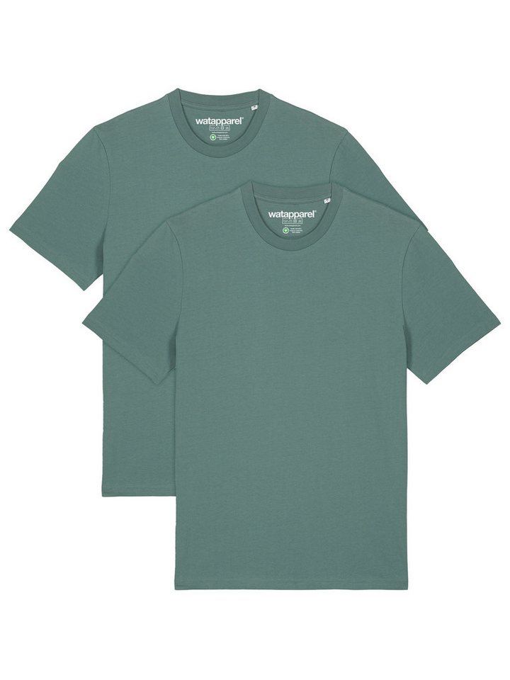 wat? Apparel T-Shirt 2er Multipack Bio Basic T-Shirt Green Bay wat? Apparel T-Shirt 2er Multipack Bio Basic T-Shirt Green Bay von wat? Apparel
