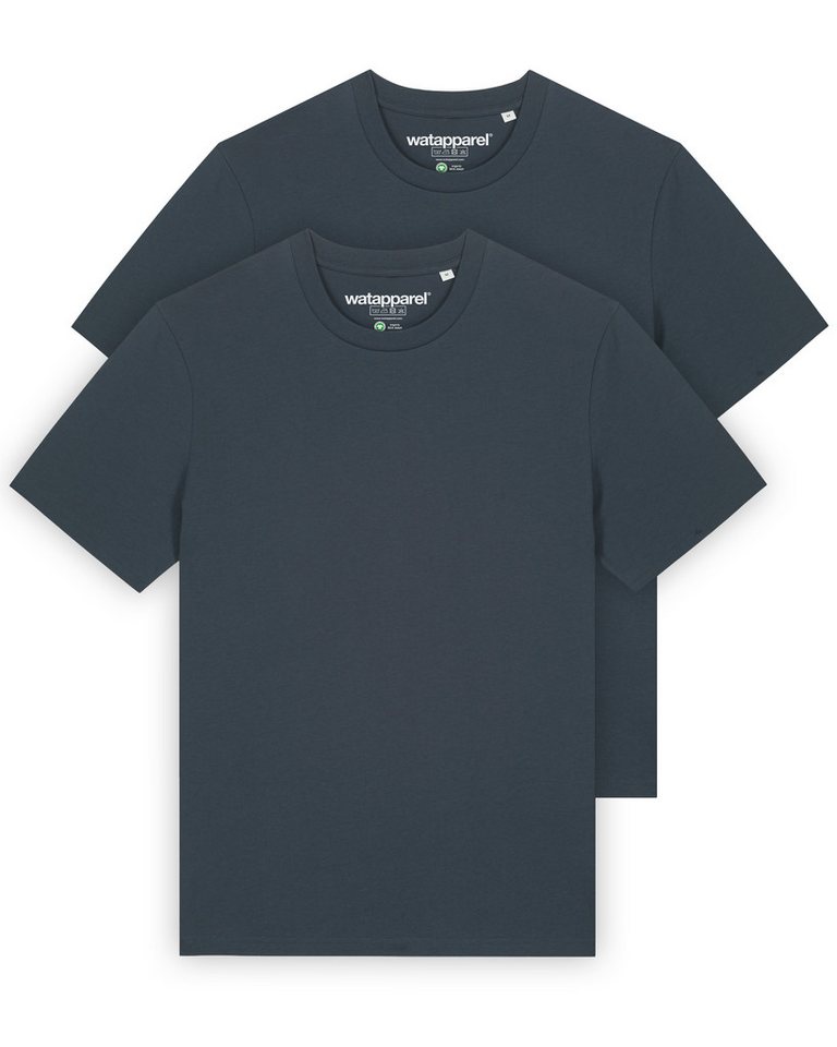 wat? Apparel T-Shirt 2er Pack Bio Basic T-Shirt Männer von wat? Apparel
