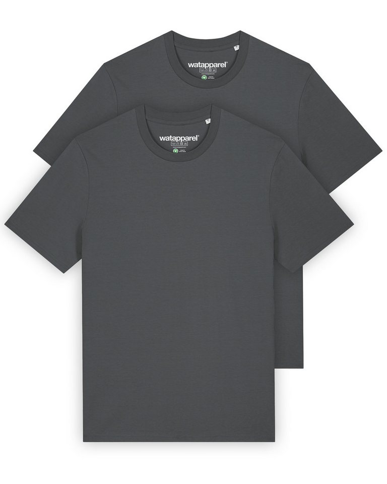wat? Apparel T-Shirt 2er Pack Bio Basic T-Shirt Männer von wat? Apparel