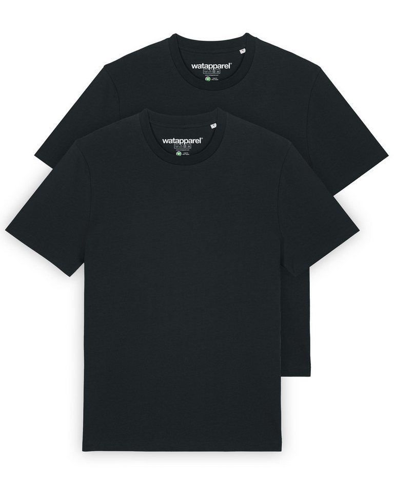 wat? Apparel T-Shirt 2er Pack Bio Basic T-Shirt Männer von wat? Apparel