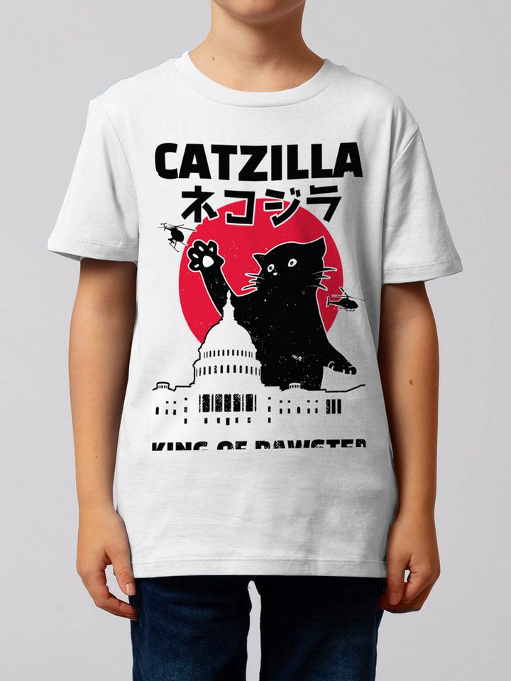 wat? Apparel T-Shirt Catzilla wat? Apparel T-Shirt Catzilla von wat? Apparel