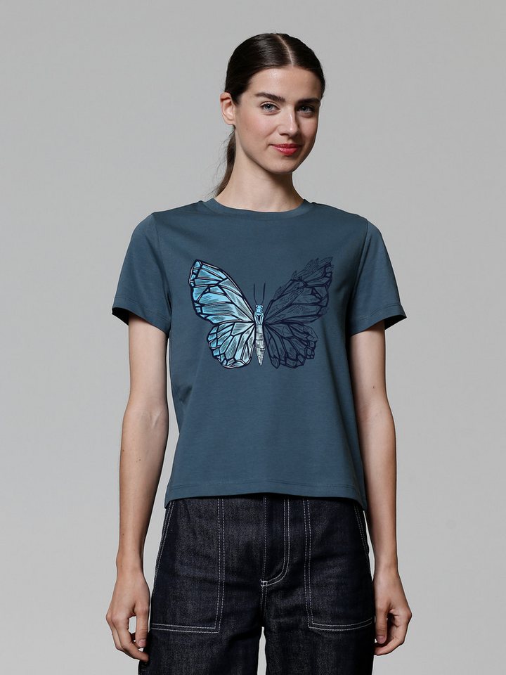 wat? Apparel T-Shirt Crystal Butterfly wat? Apparel T-Shirt Crystal Butterfly von wat? Apparel