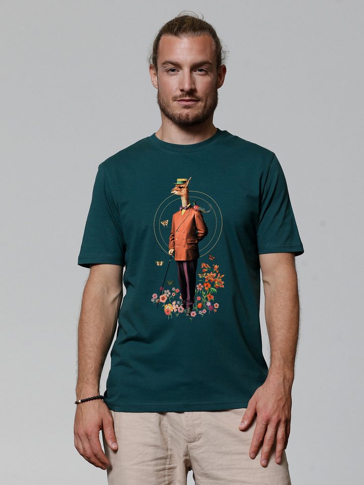 wat? Apparel T-Shirt Fancy Llama von wat? Apparel