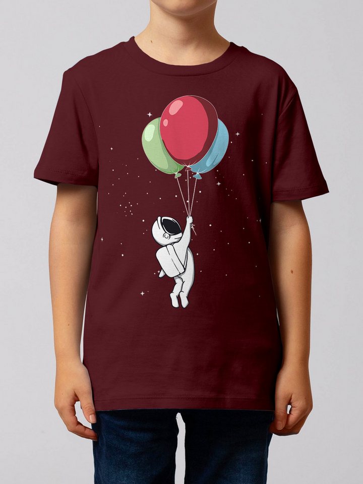 wat? Apparel T-Shirt Little Balloon Astronaut von wat? Apparel