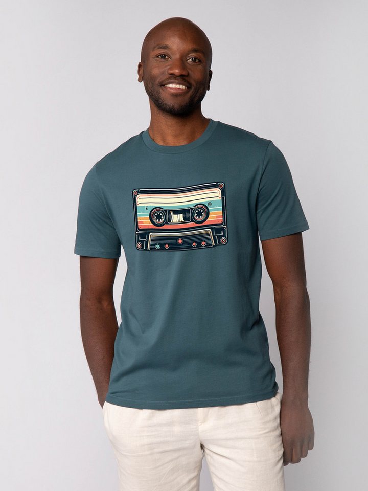 wat? Apparel T-Shirt Retro Kassette von wat? Apparel