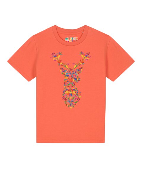 watabout.kids T-Shirt Kinder Floral Deer von watabout.kids