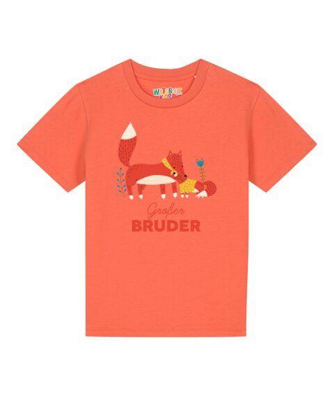 watabout.kids T-Shirt Kinder Fuchs Großer Bruder von watabout.kids