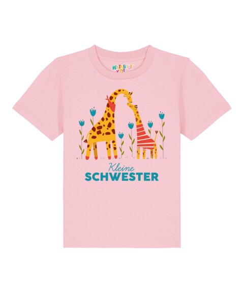 watabout.kids T-Shirt Kinder GIraffe Kleine Schwester von watabout.kids