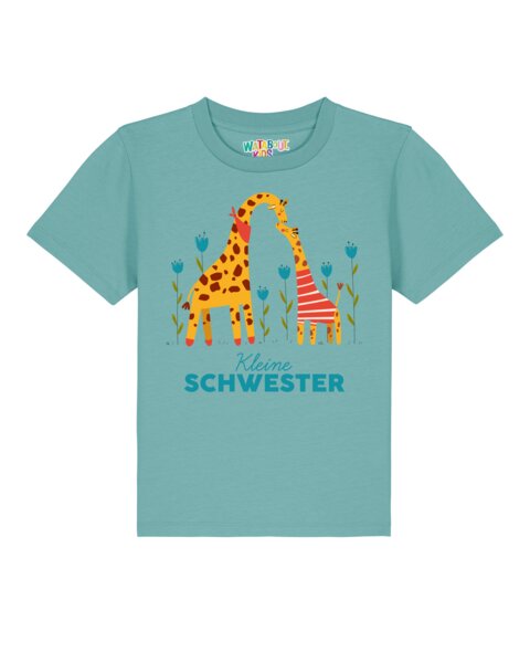 watabout.kids T-Shirt Kinder GIraffe Kleine Schwester von watabout.kids