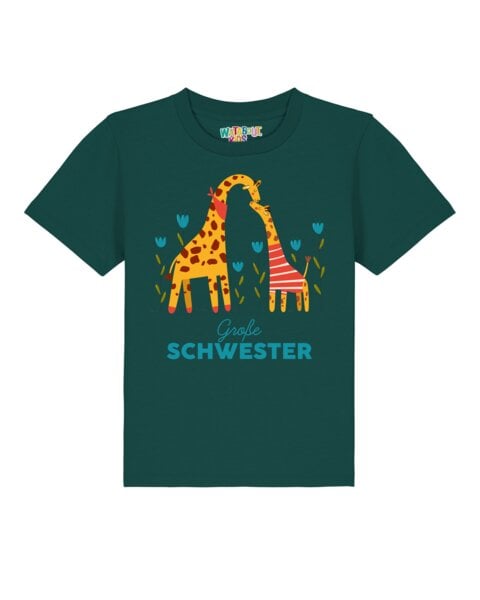 watabout.kids T-Shirt Kinder Giraffe Große Schwester von watabout.kids