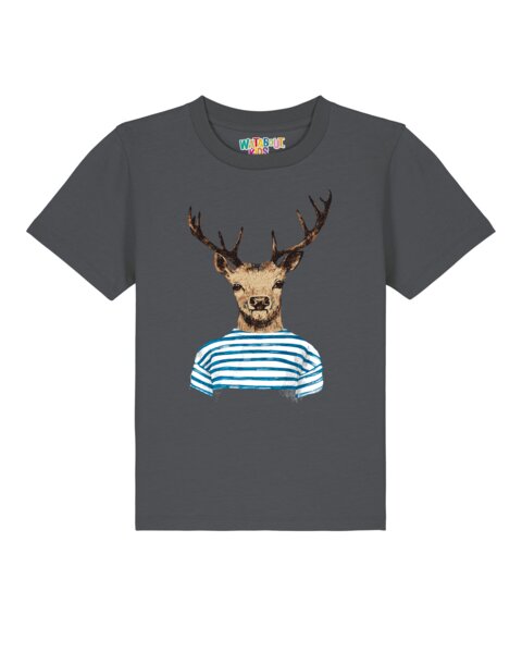 watabout.kids T-Shirt Kinder Hirsch von watabout.kids