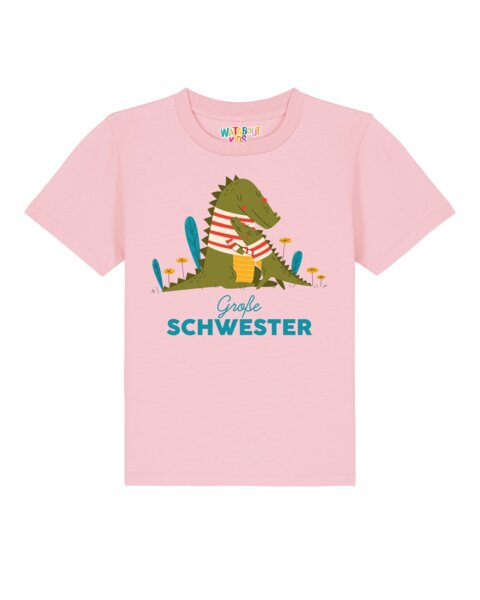 watabout.kids T-Shirt Kinder Krokodil Große Schwester von watabout.kids