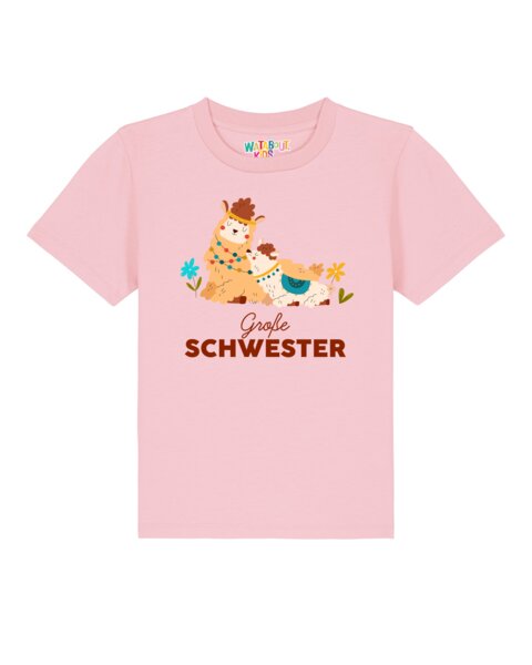 watabout.kids T-Shirt Kinder Lama Große Schwester von watabout.kids