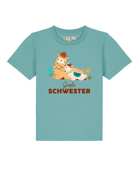 watabout.kids T-Shirt Kinder Lama Große Schwester von watabout.kids